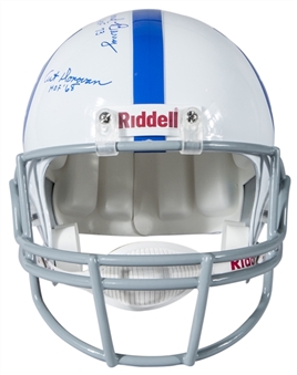 Hall of Fame Multi-Signed Indianapolis Colts Helmet with 4 Signatures (JSA)